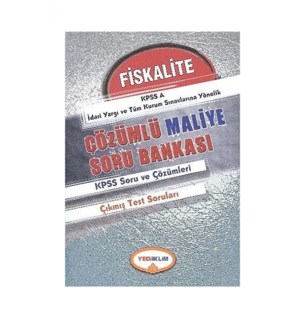 Kpss A   Fiskalite Çözümlü Soru Bankası   Yediiklim