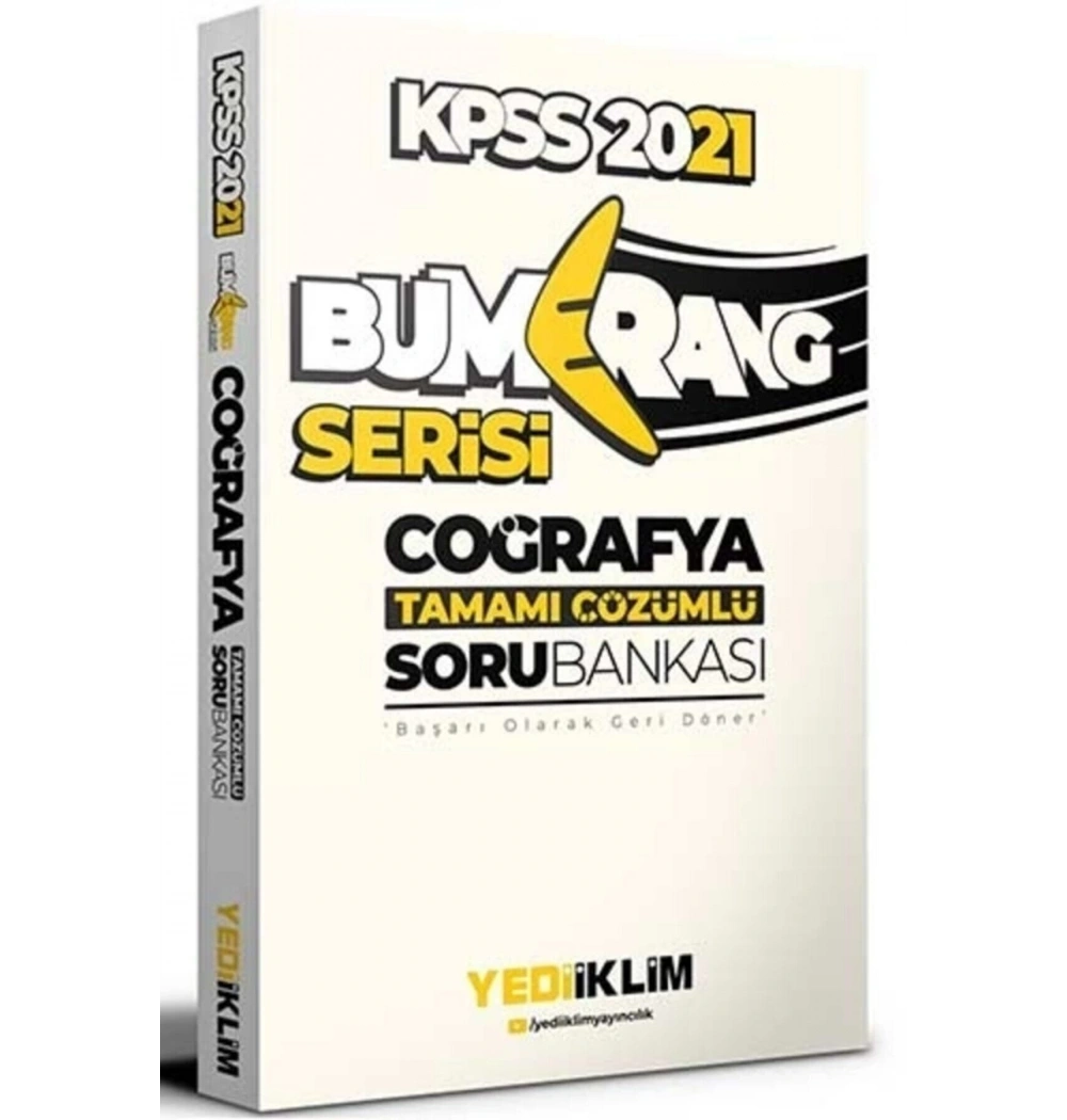 Kpss Coğrafya Bumerang Çözümlü Soru Bankası Yediiklim