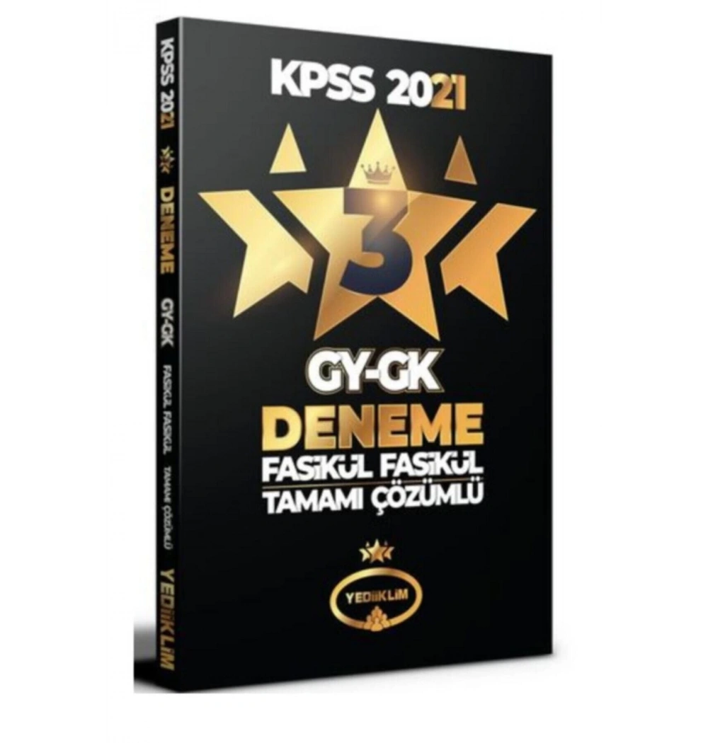 2021 Kpss Gyg K 3 Yıldız Çözümlü Fasikül 3 Deneme  Yediiklim