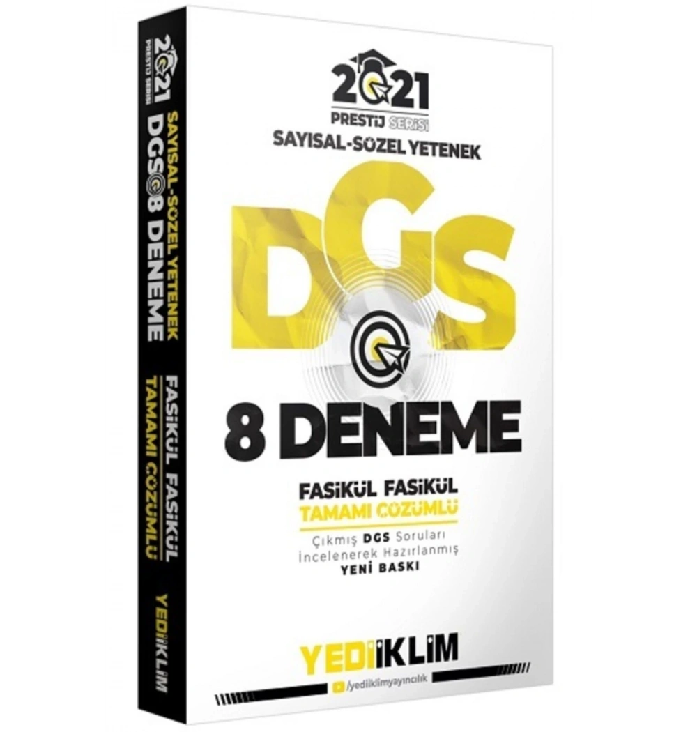 Dgs 2021 Sayısal Sözel 8 Çözümlü Deneme Yediiklim