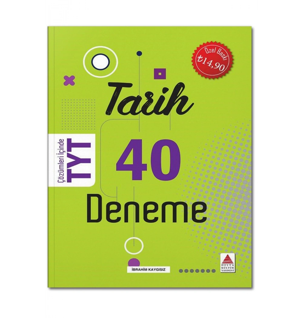 Tyt Tarih 40 Çözümlü Deneme  Delta Yayın