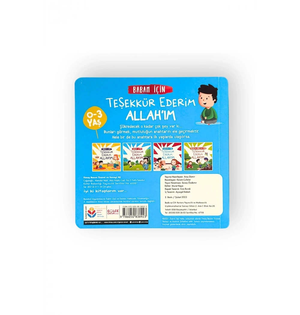 Babam İçin Teşekkür Ederim Allahım Timaş Çocuk