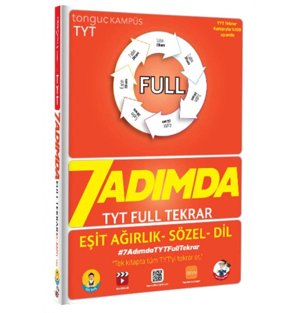 Tonguç Tyt 7 Adımda Full Tekrar Eşit Ağırlık Soru Bankası