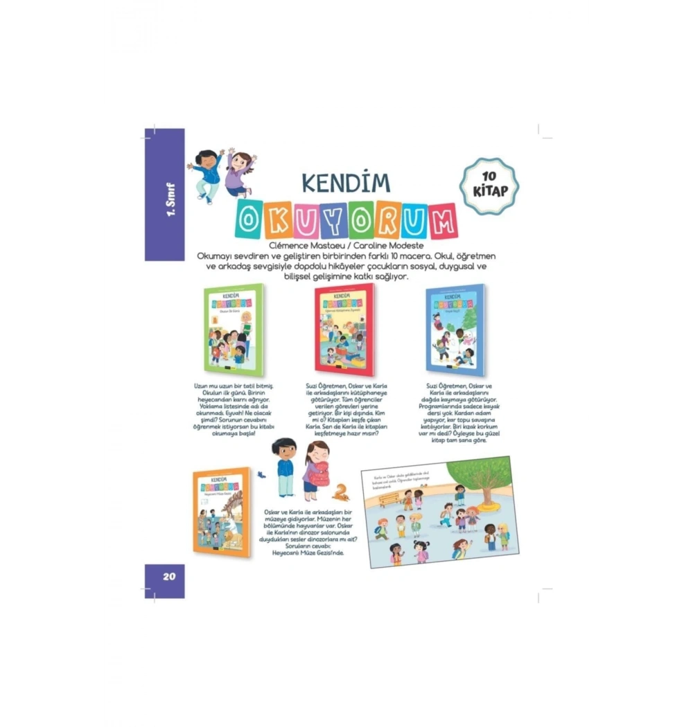 Kendim Okuyorum 10 Kitap Set Gendaş Çocuk