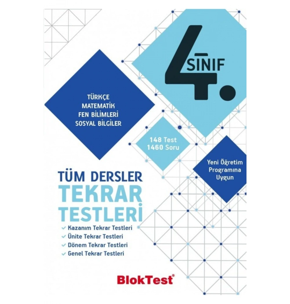 Bloktest  4.Sınıf Tüm Dersler Tekrar Testleri