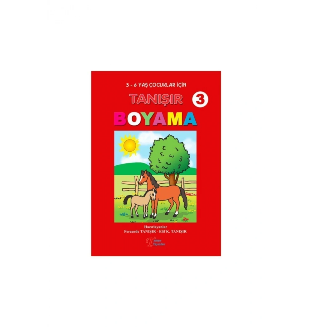 Tanışır İnce Boyama 3-6 Yaş