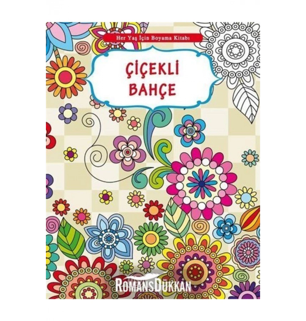 Her Yaş İçin Boyama Çiçekli Bahçe  Selimer