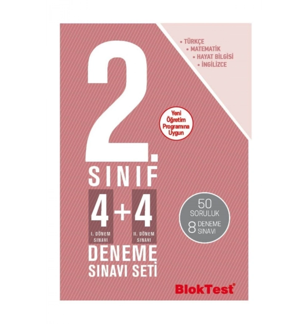 Bloktest 2.Sınıf 4+4 Deneme Sınavı