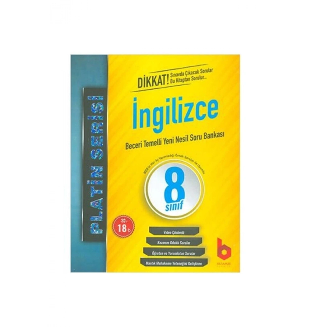 Basamak 8.Sınıf İngilizce Yeni Nesil Platin Soru Bankası-Kampanyalı