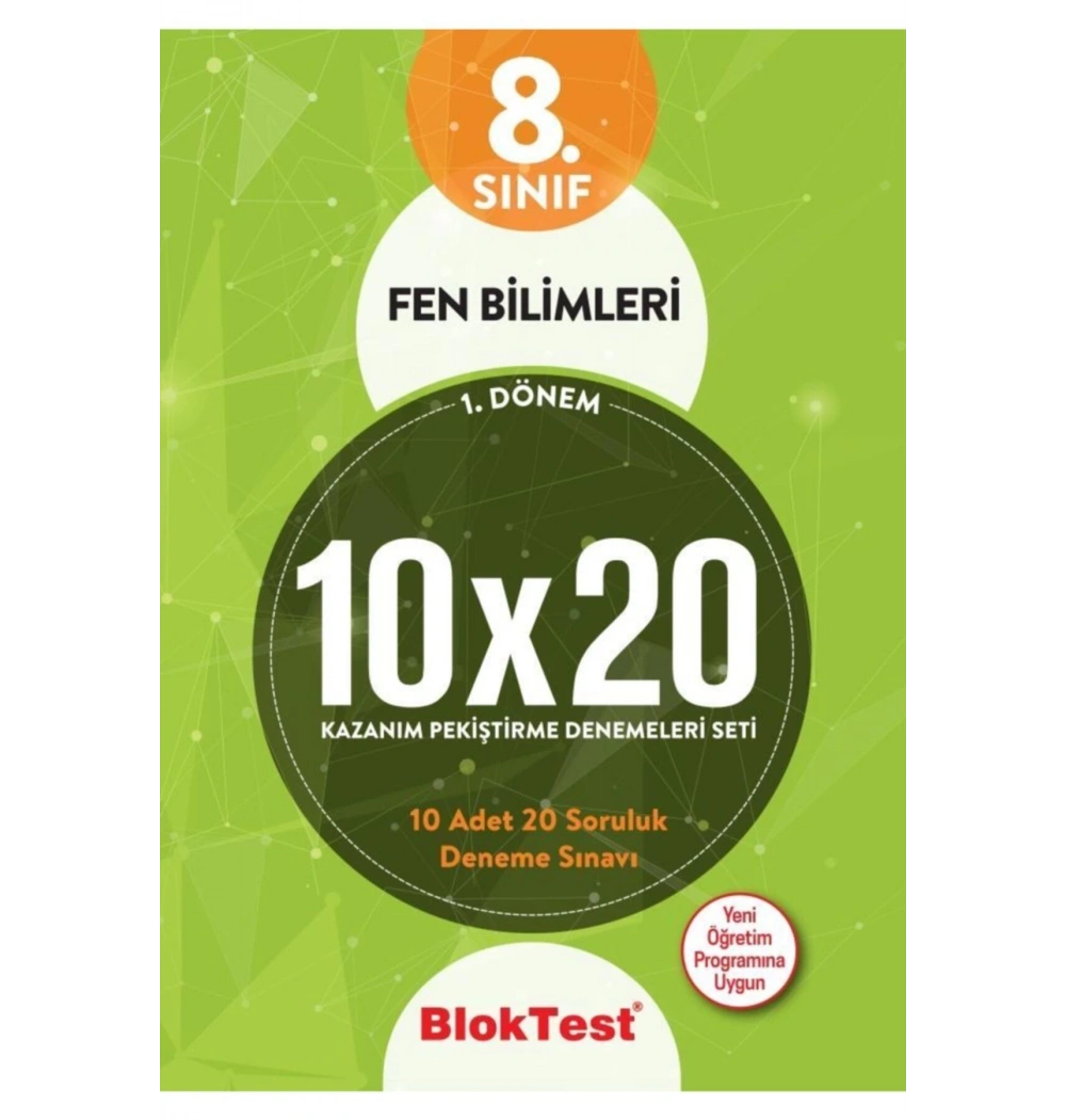 Bloktest 8.Sınıf Fen Bilimleri 10X20 Deneme Sınavı