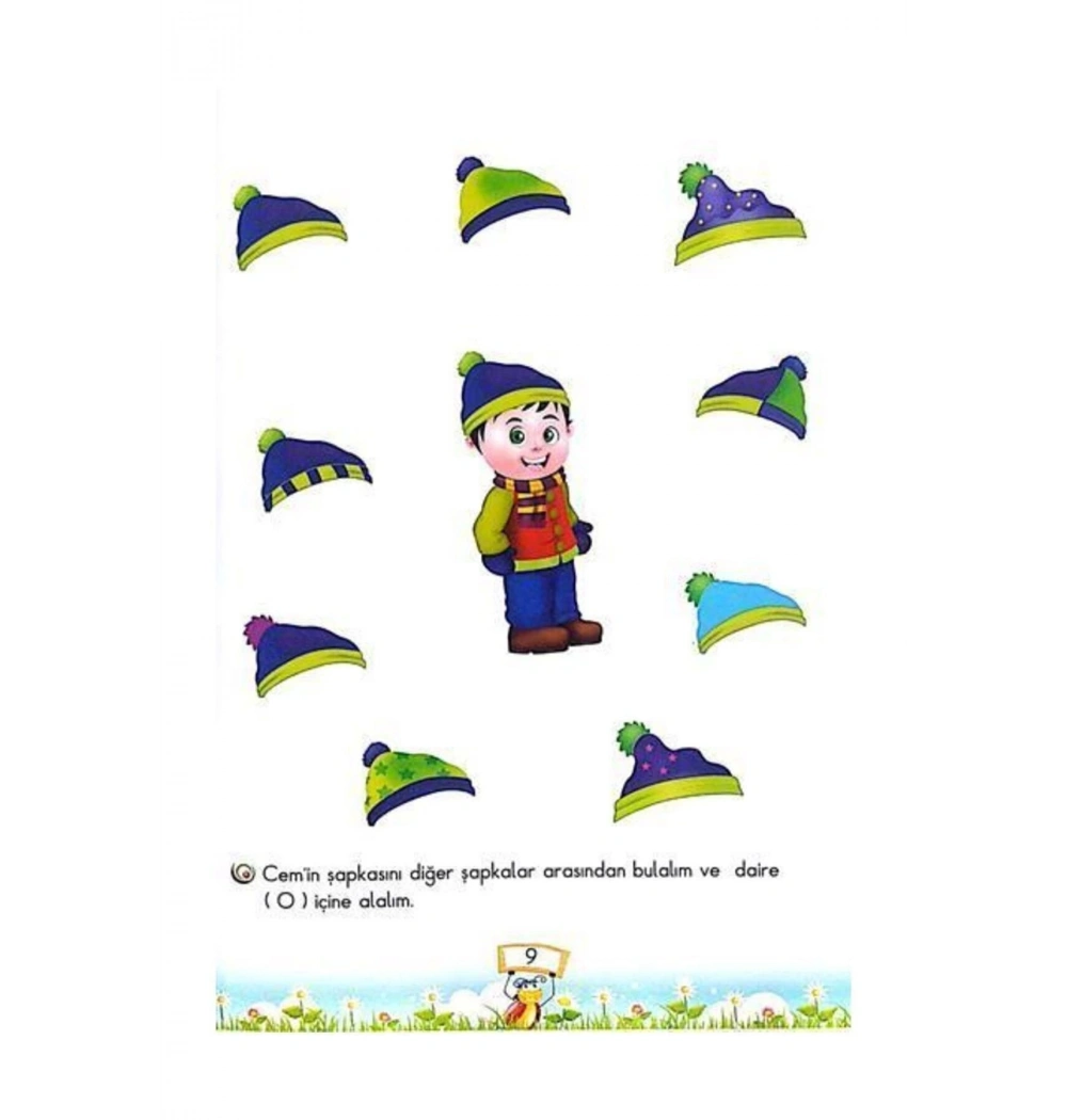 Dikkat Ve Görsel Algılama 3+Yaş  Beyaz Pusula