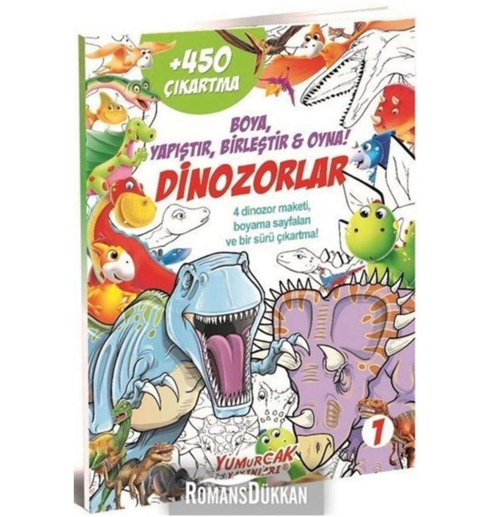 Dinozorlar  450 Çıkartma 1  Yumurcak