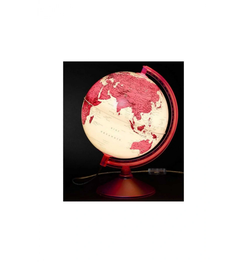 Gürbüz 46251 Globe Magenta Işıklı Küre 26 Cm