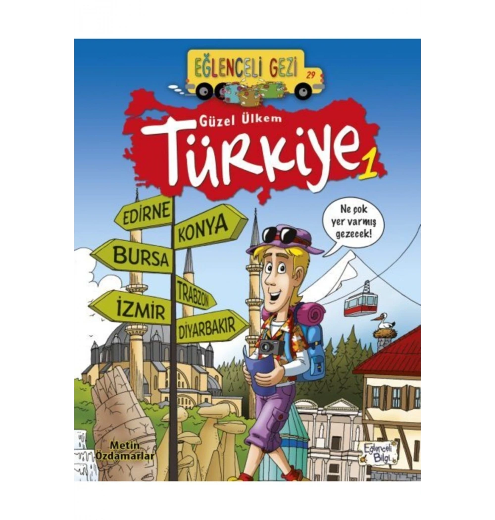 Güzel Ülkem Türkiye 1  Eğlenceli Bilgi  Yarışma Kitabı