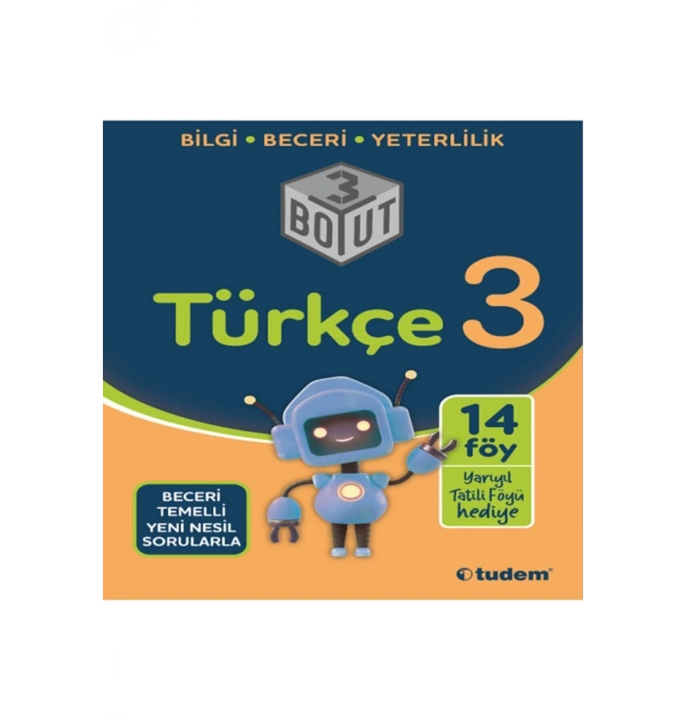 Tudem 3.Sınıf Türkçe 3 Boyut 14 Föy