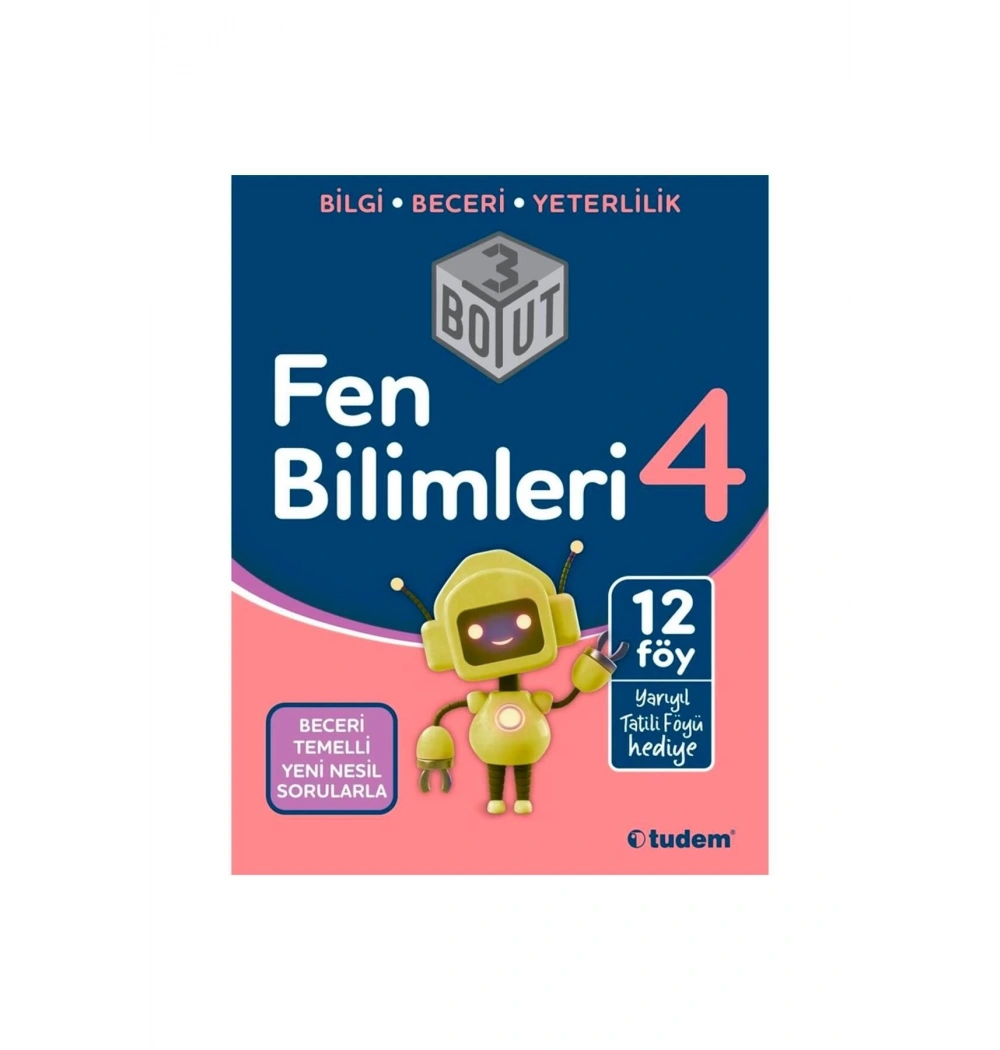 Tudem 4.Sınıf Fen Bilimleri 3 Boyut 12 Föy