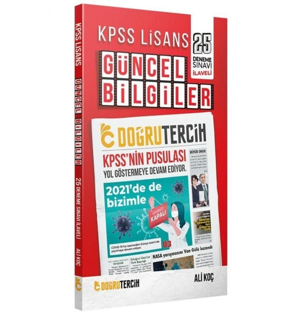 Kpss Lisans Güncel Bilgiler +25 Deneme Cep Boy  Doğru Tercih