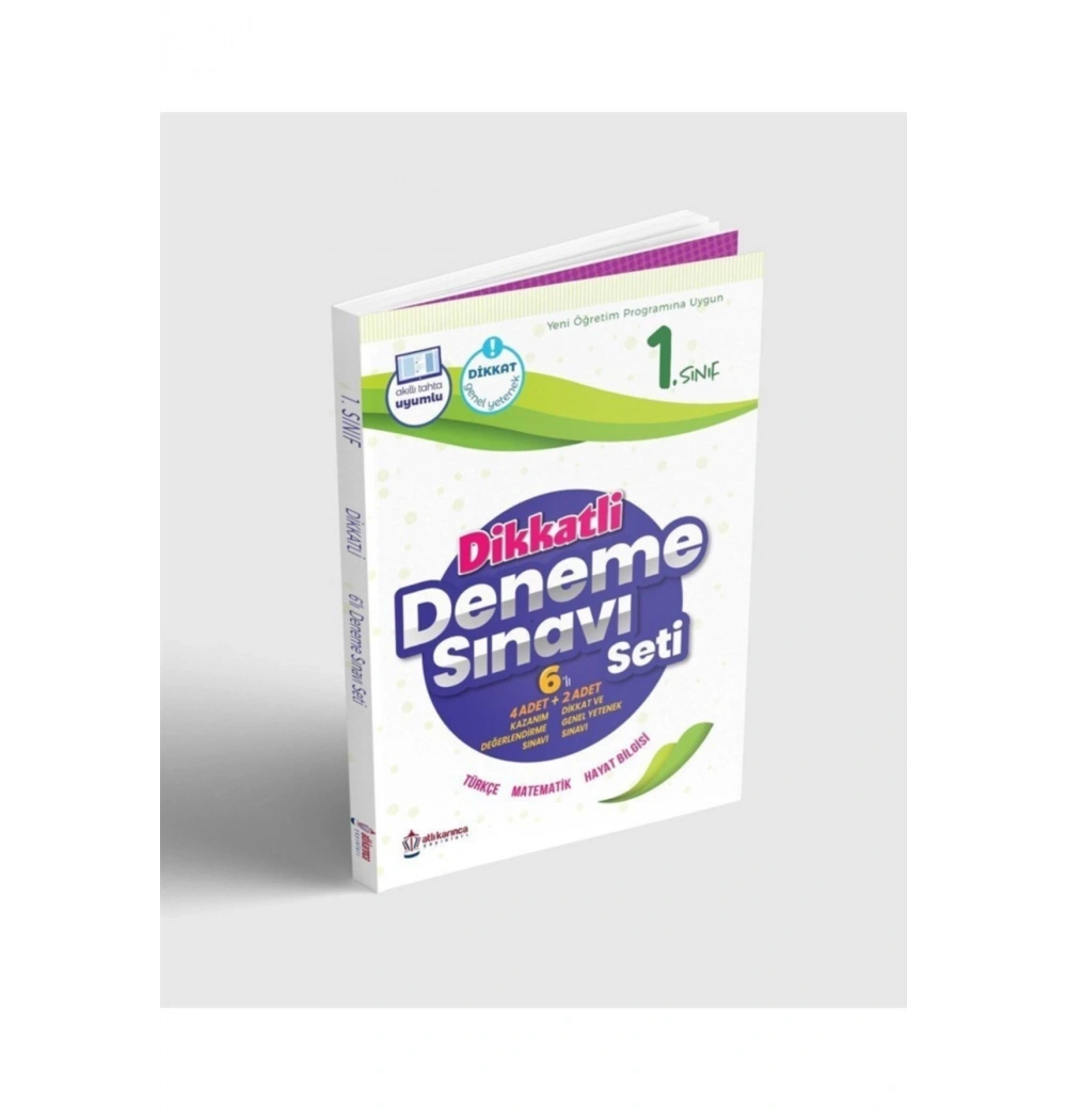 1.Sınıf Dikkatli 6 Deneme Sınavı Seti Atlıkarınca