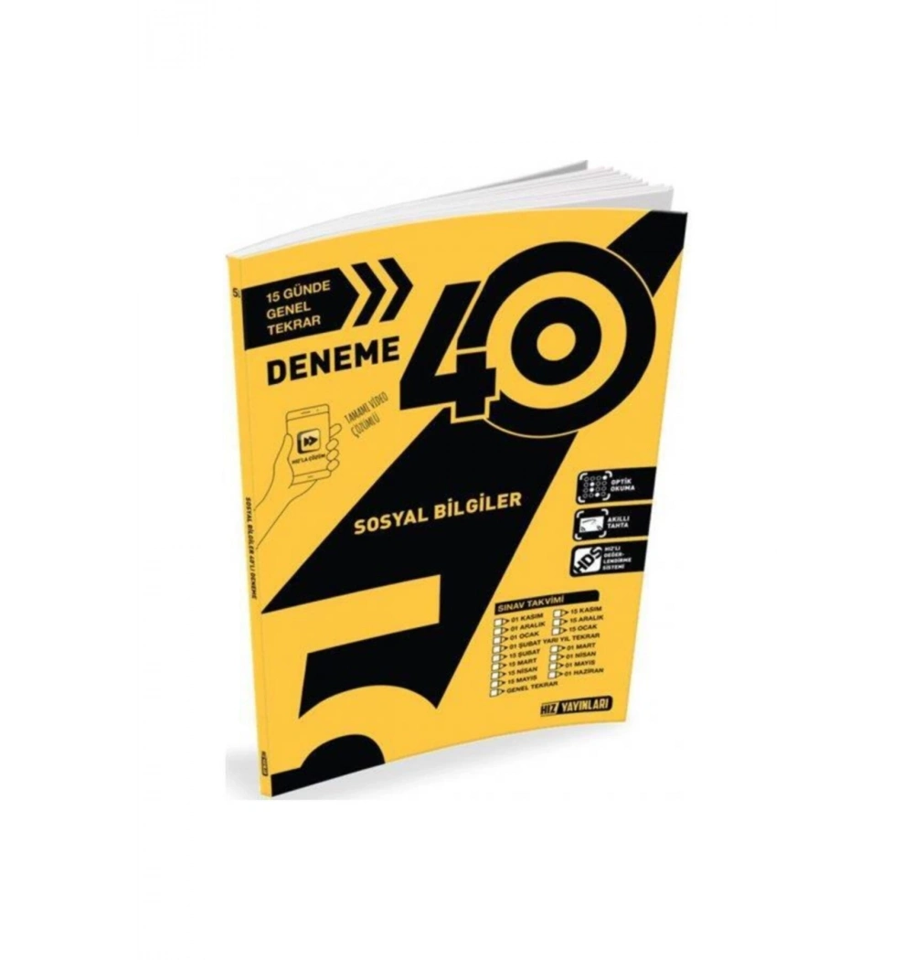 5.Sınıf Sosyal Bilgiler 40 Deneme   Hızyyaın