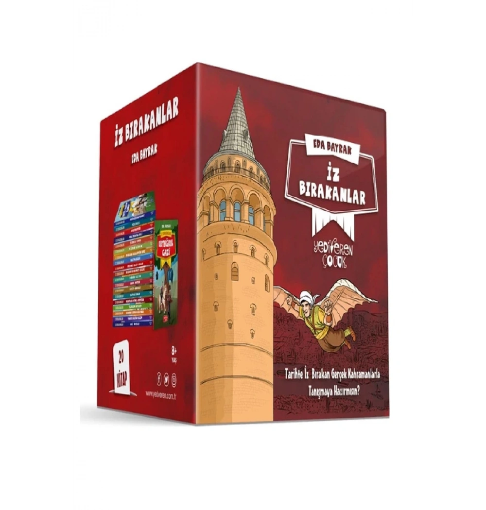 İz Bırakanlar 20 Kitap Set 8+Yaş Eda Bayrak  Yediveren