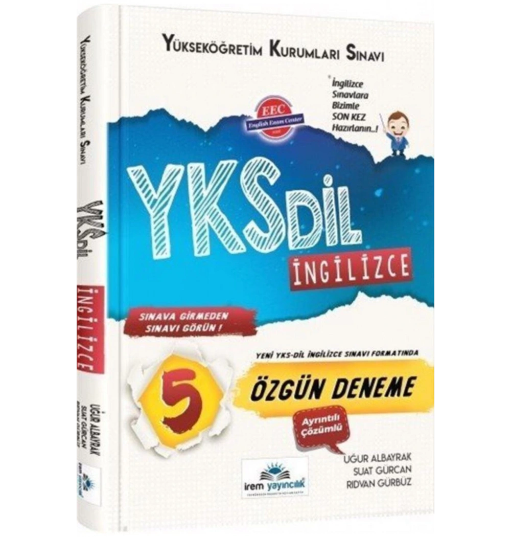 İrem Yks Dil İngilizce 5 Özgün Deneme