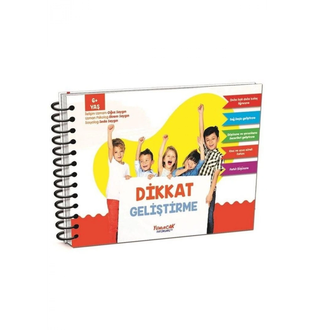 Dikkat Geliştirme 6+ Yaş Yumurcak Yayınları
