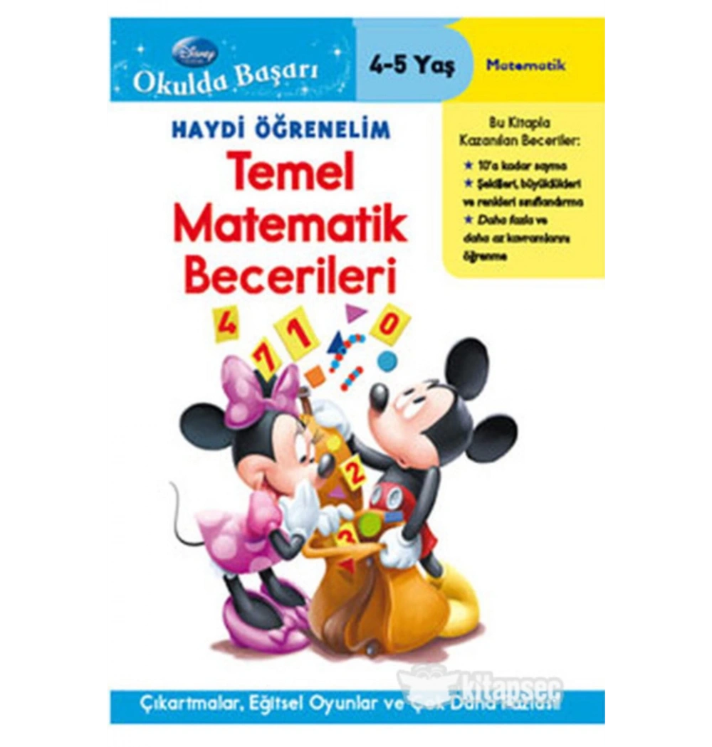 Temel Matematik Becerileri 4-5 Yaş  Doğan Egmont