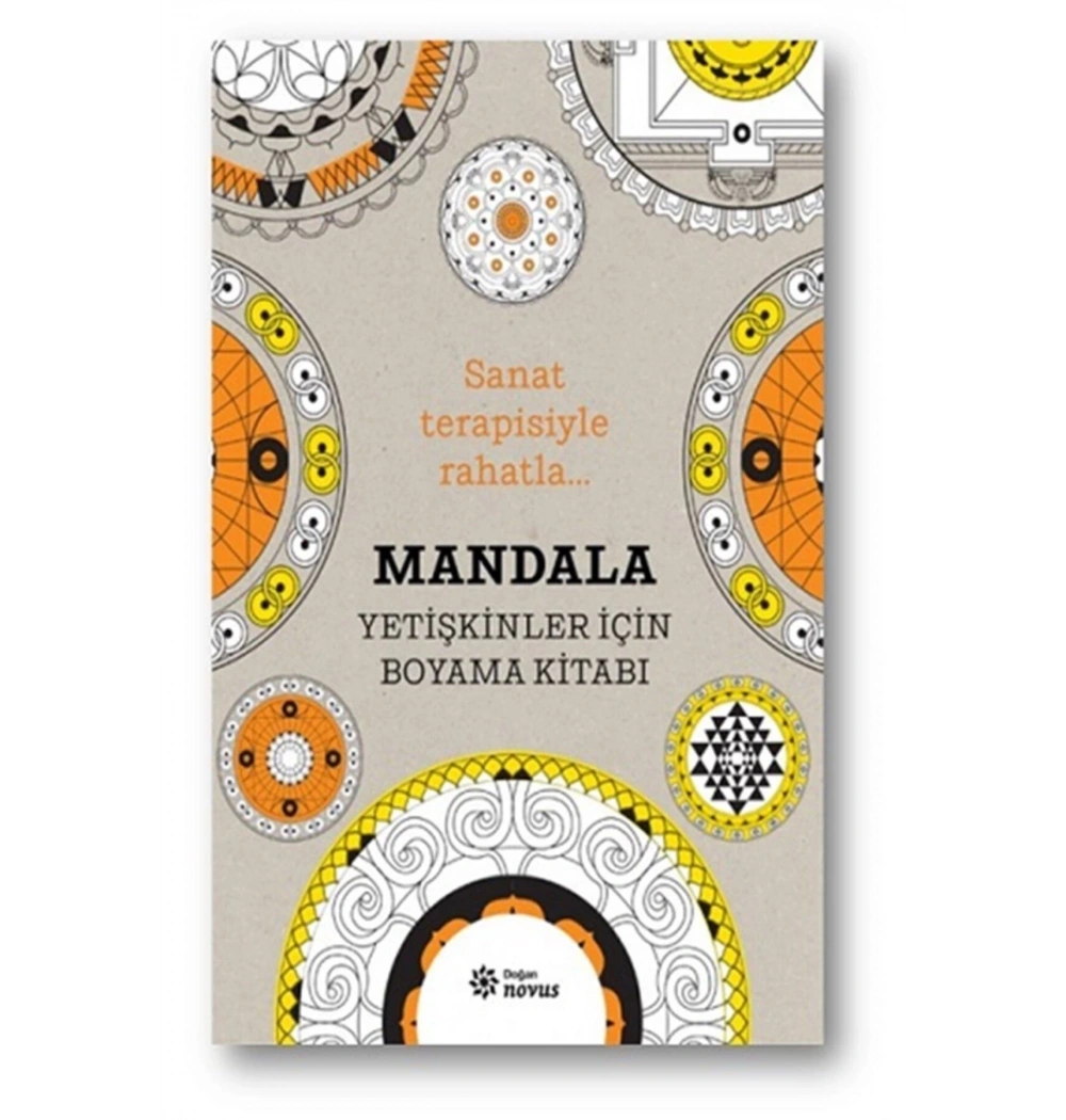 Mandala Yetişkinler İçin Boyama Kitabı Doğan Novus