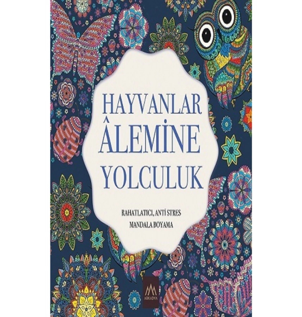Hayvanlar Alemine Yolculuk Mandala Boyama  Arkadya