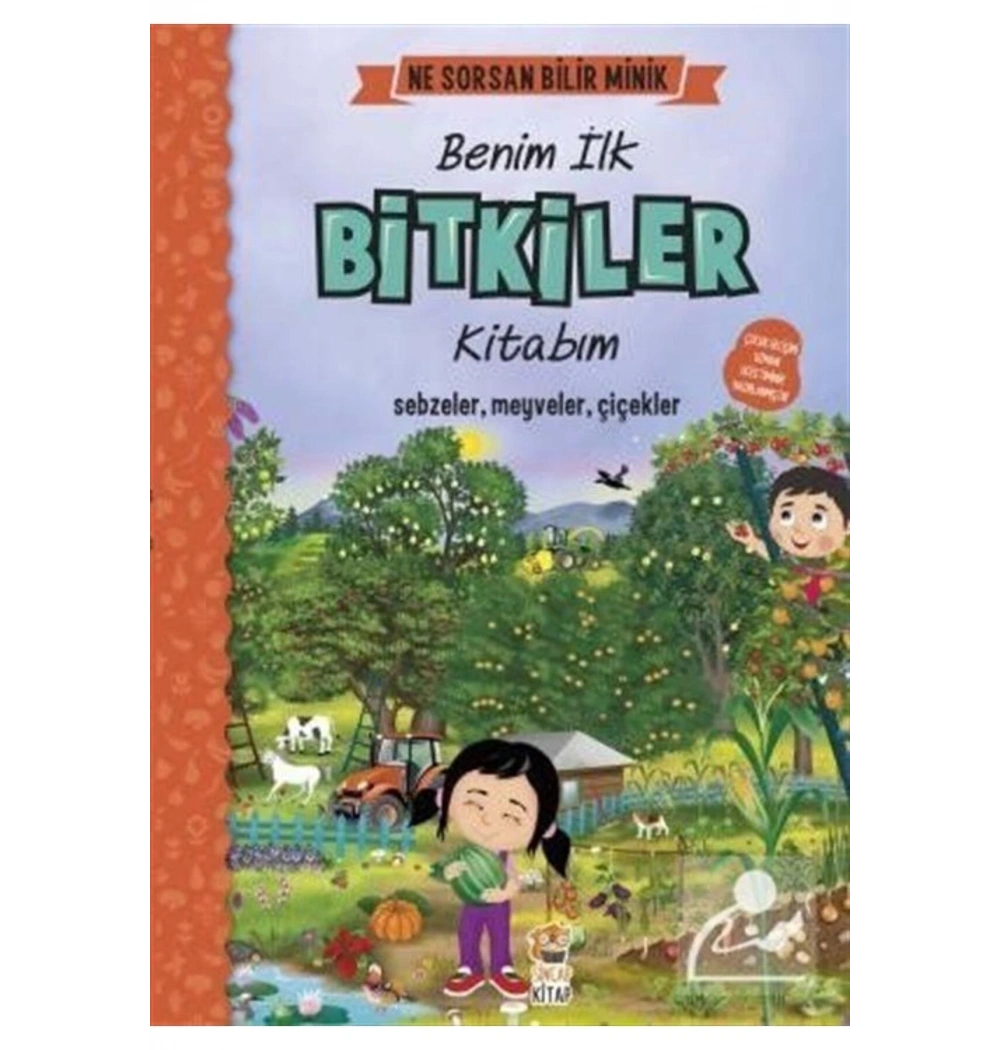 Ne Sorsan Bilir Minik Benim İlk Bitkiler Kitabım İngilizce Destekli Sincap Kitap