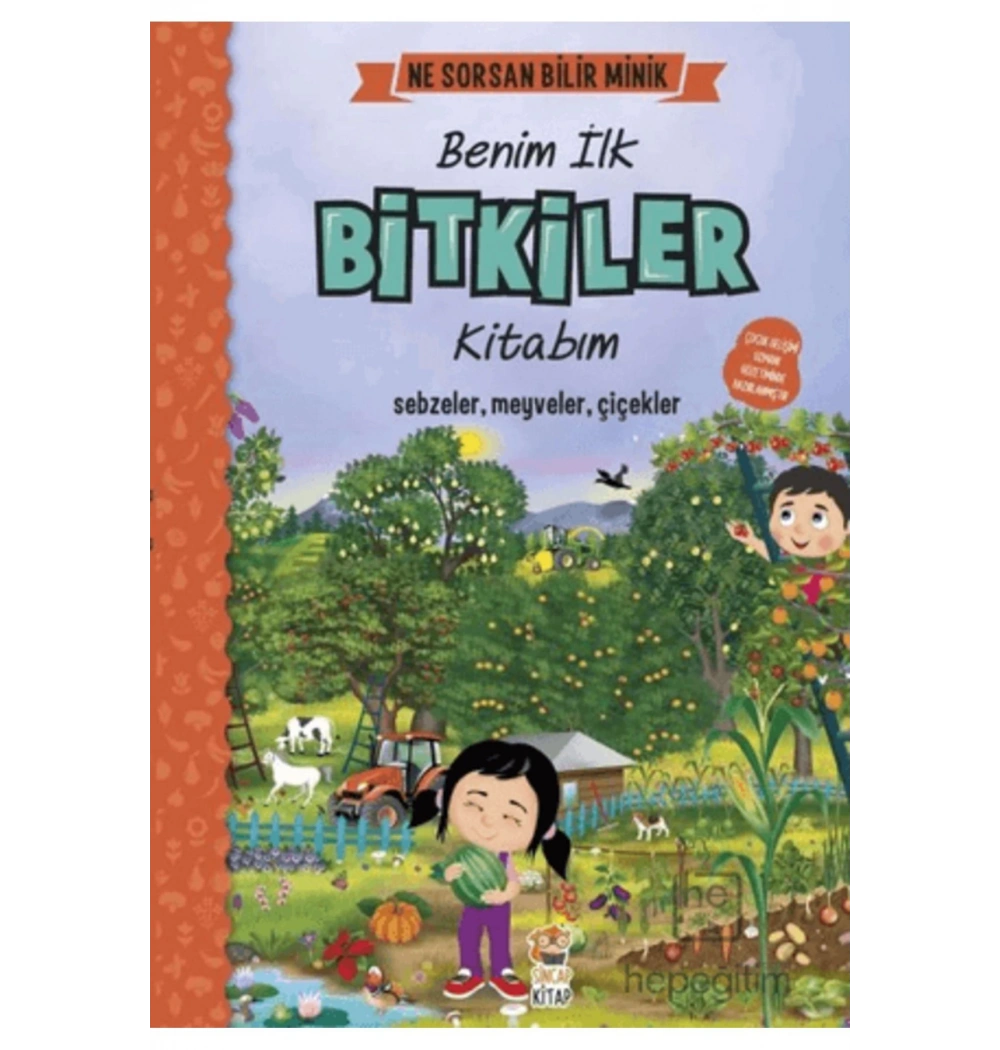 Ne Sorsan Bilir Minik Benim İlk Bitkiler Kitabım İngilizce Destekli Sincap Kitap