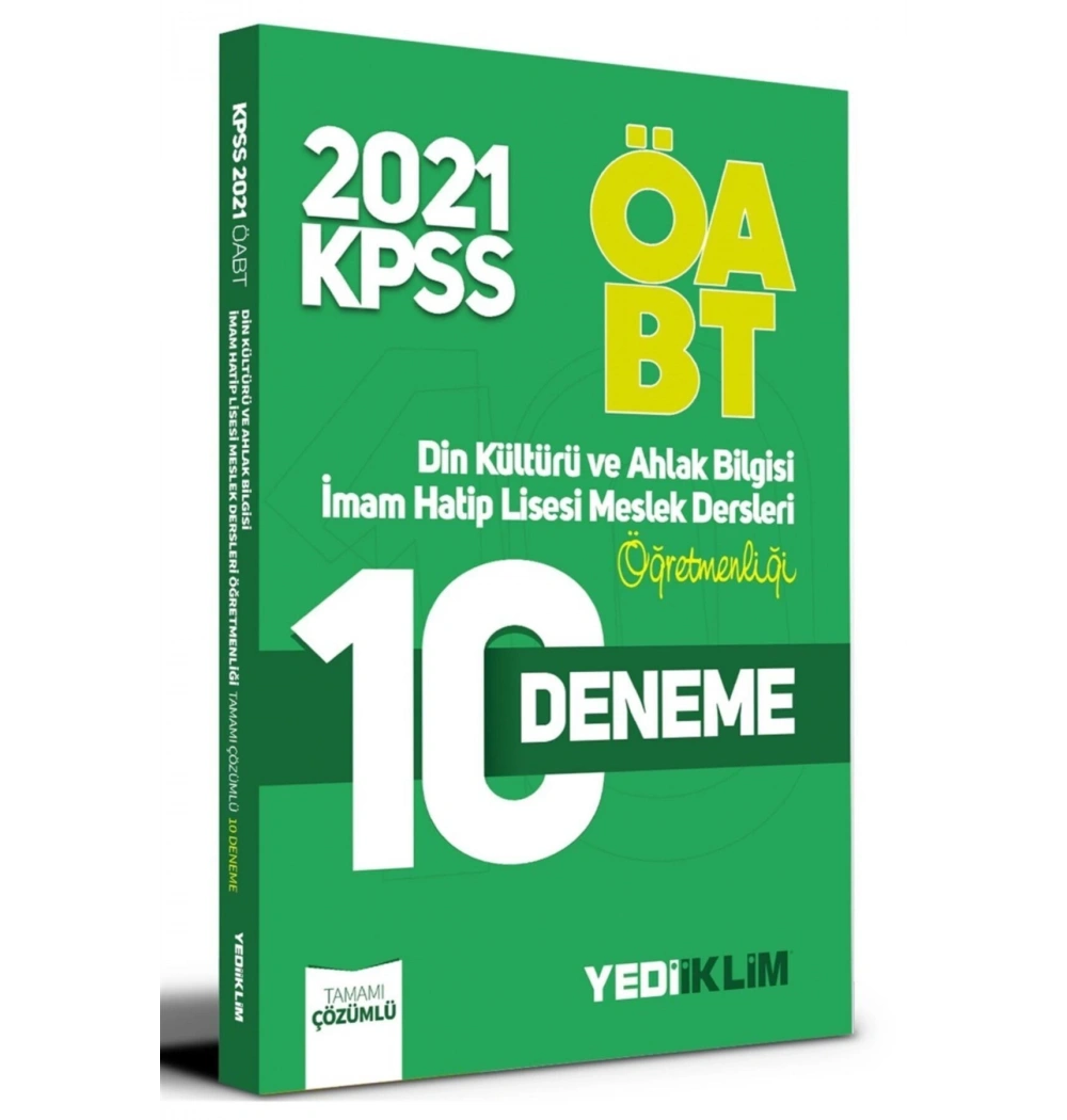 Öabt 2021 Din Kültürü Öğretmenliği 10 Deneme Yediiklim