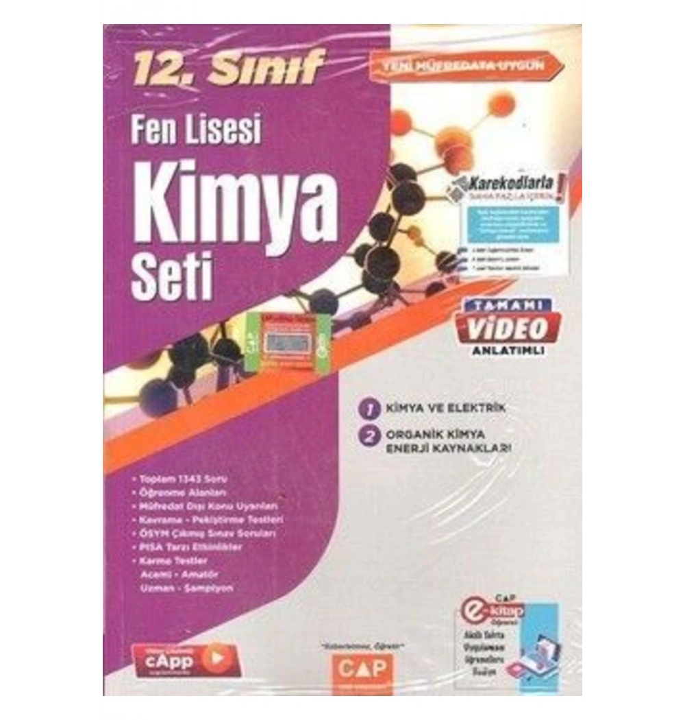 Çap 12.Sınıf Fen Lisesi Kimya Seti
