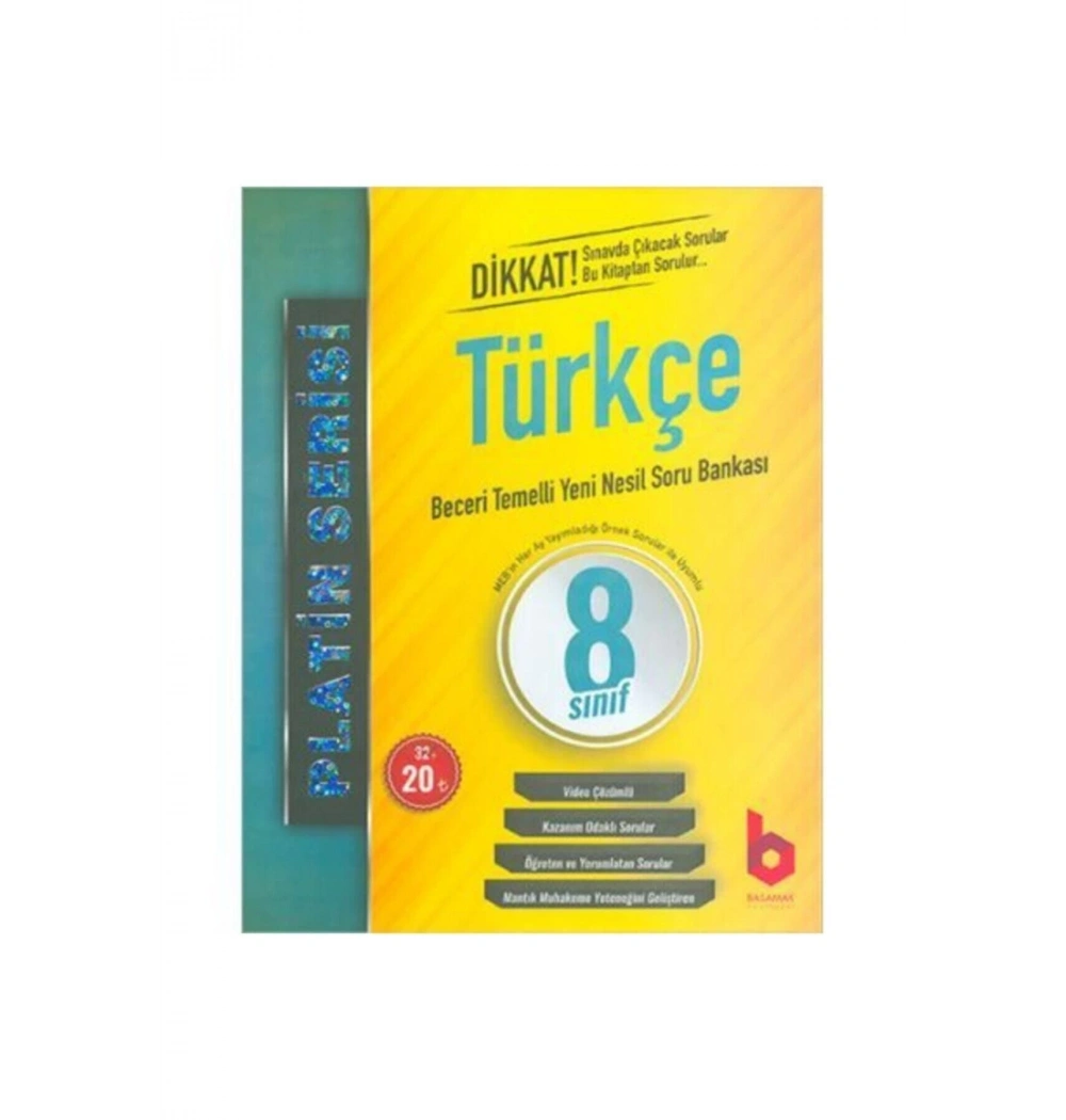 Basamak 8.Sınıf Türkçe Yeni Nesil Platin Soru Bankası-  Kampanyalı