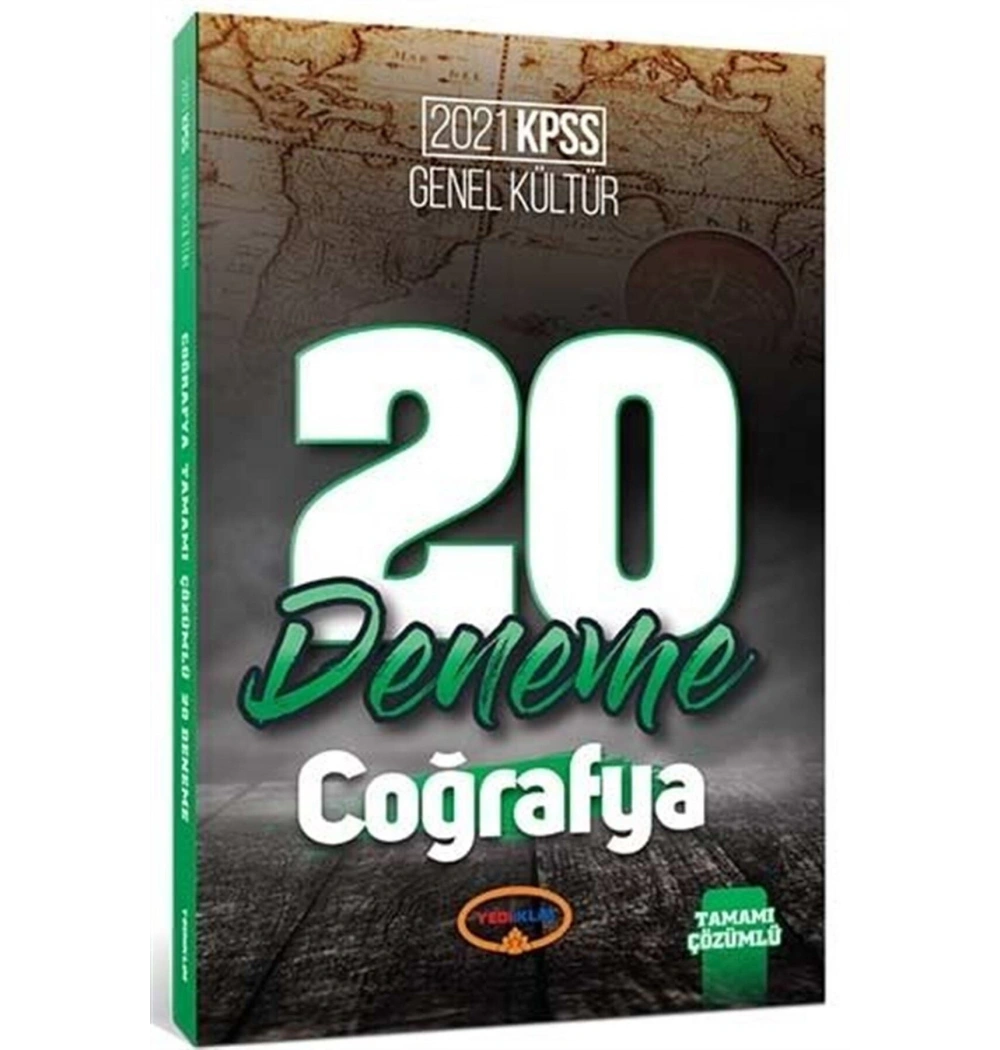 2021 Kpss Gk Coğrafya Çözümlü 20 Deneme Yediiklim