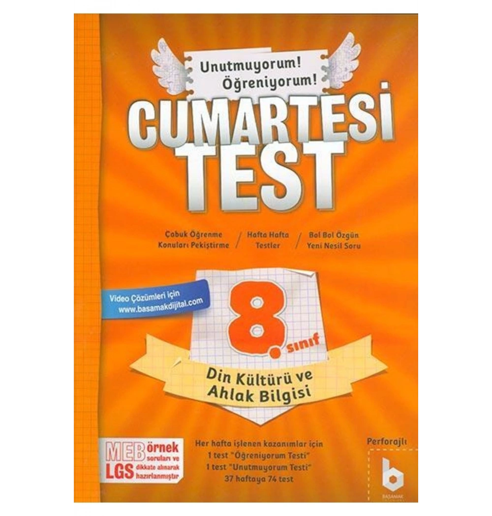 Basamak 8.Sınıf Din Kültürü Cumartesi Test