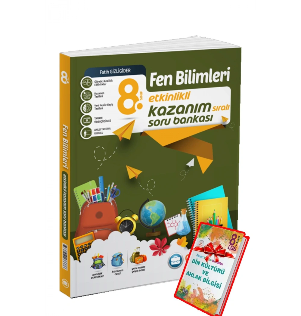 Çanta 8.Sınıf Fen Bilimleri Etkinlikli Kazanım Soru Bankası
