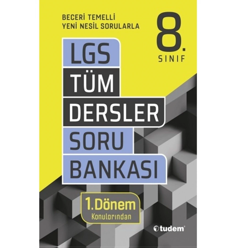 Tudem 8.Sınıf Tüm Dersler Soru Bankası 1.Dönem Konuları