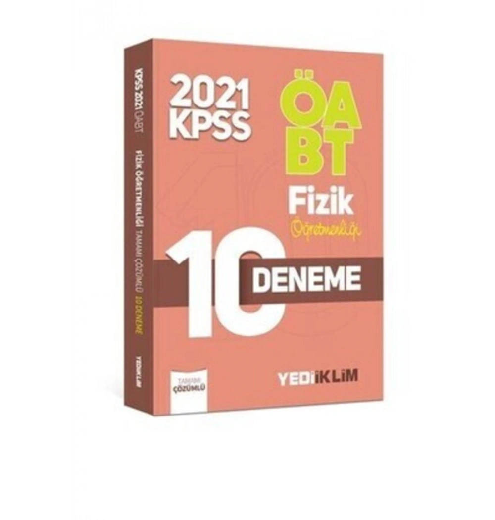 Öabt 2021 Fizik Öğretmenliği 10 Deneme Yediiklim