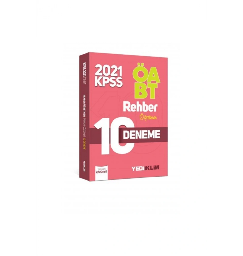 2021 Kpss Öabt Rehber Öğretmen 10 Çözümlü Deneme Yediiklim