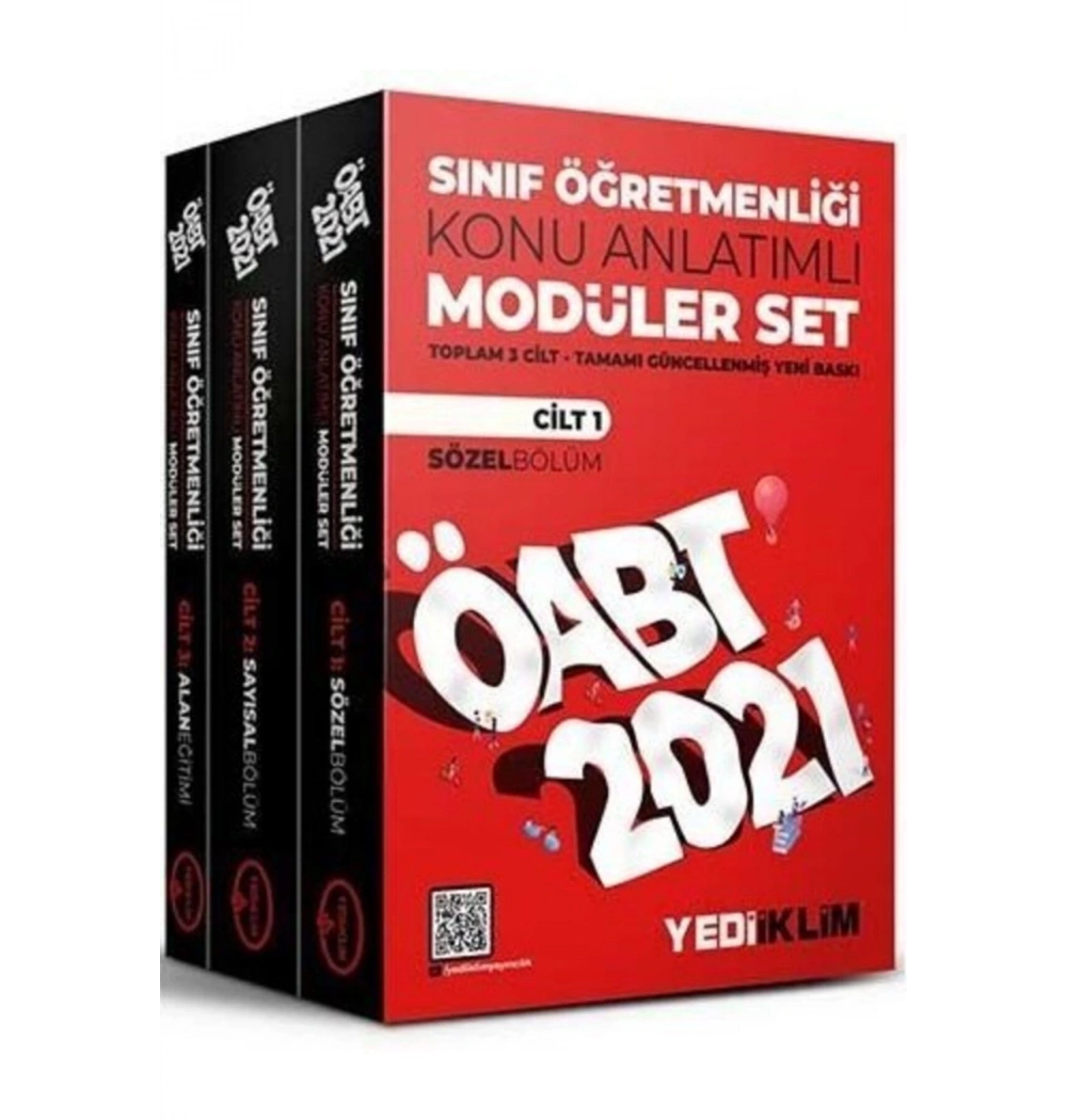 Öabt 2021 Sınıf Öğretmenliği 3 Lü Modüler Konu Anlatım Seti Yediiklim