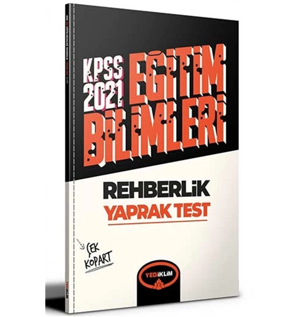2021 Kpss Eğitim Bilimleri Popüler  Rehberlik Yaprak Test Yediiklim