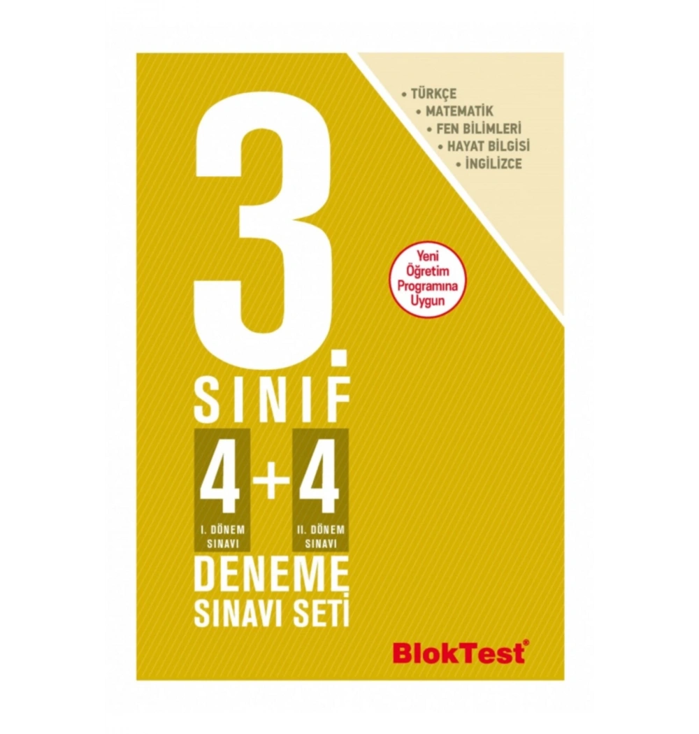 Bloktest 3.Sınıf 4+4 Deneme Sınavı