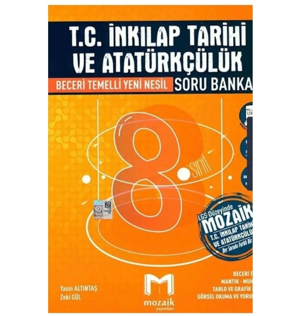 8.Sınıf İnkilap Tarihi Soru Bankası Mozaik Yayın