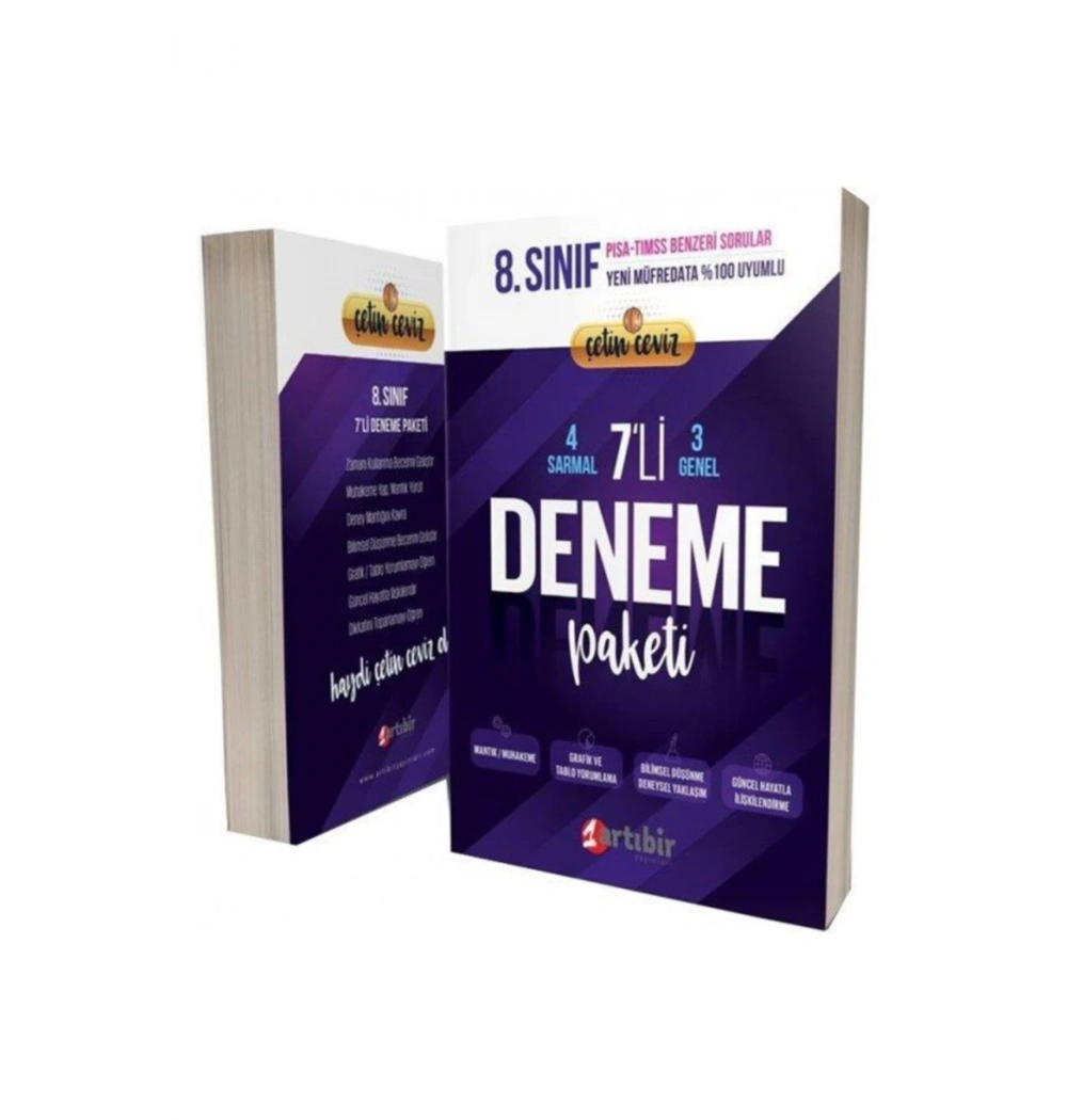 Artıbir 8.Sınıf Çetin Ceviz 7 Li Deneme Seti
