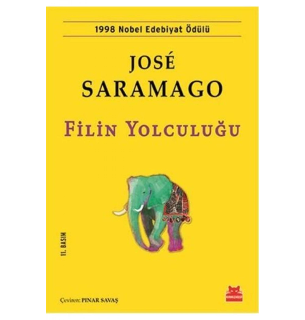 Filin Yolculuğu   Jose Saramago     Kırmızı Kedi