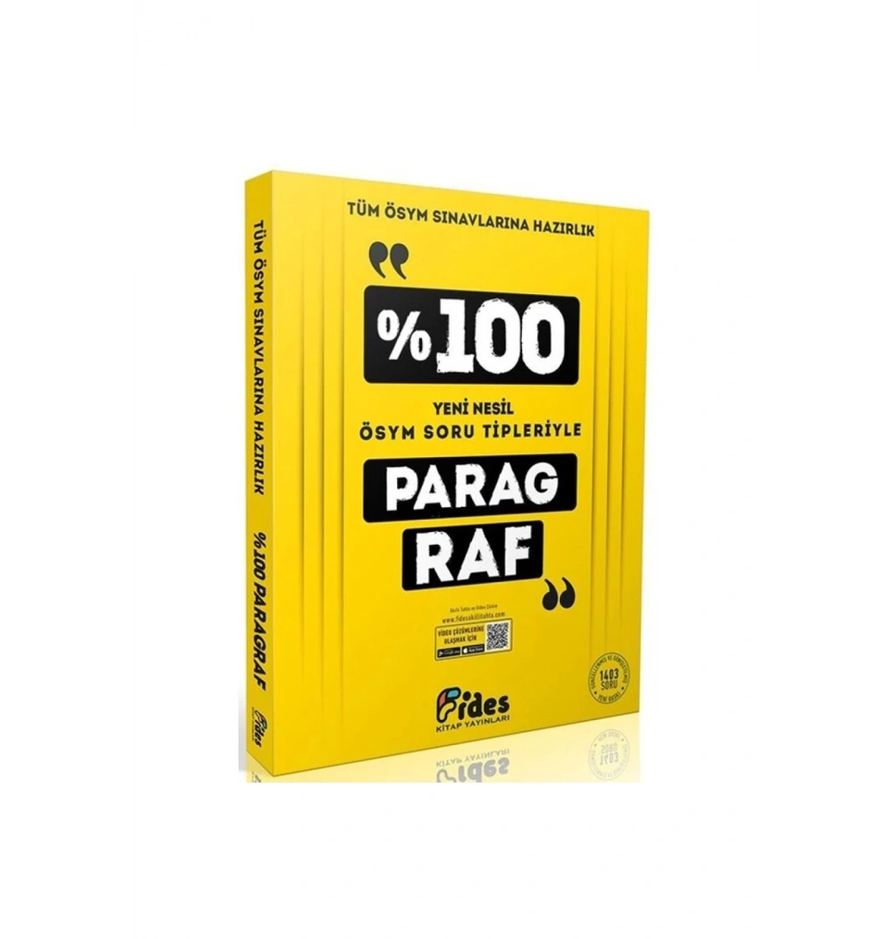 Fides  % 100  Ösym Soru Tipleriyle Paragraf
