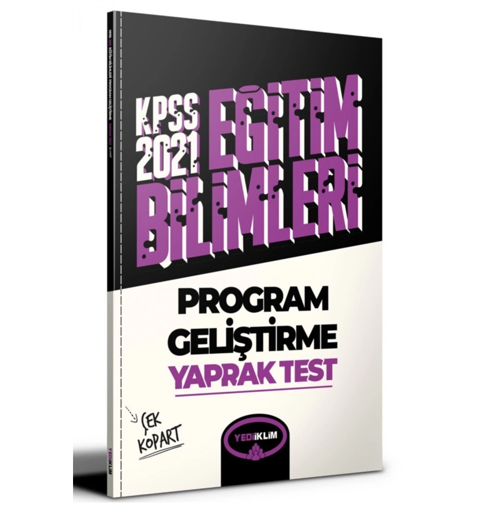 2021 Kpss Eğitim Bilimleri Popüler Program Geliştirme Yaprak Test Yediiklim