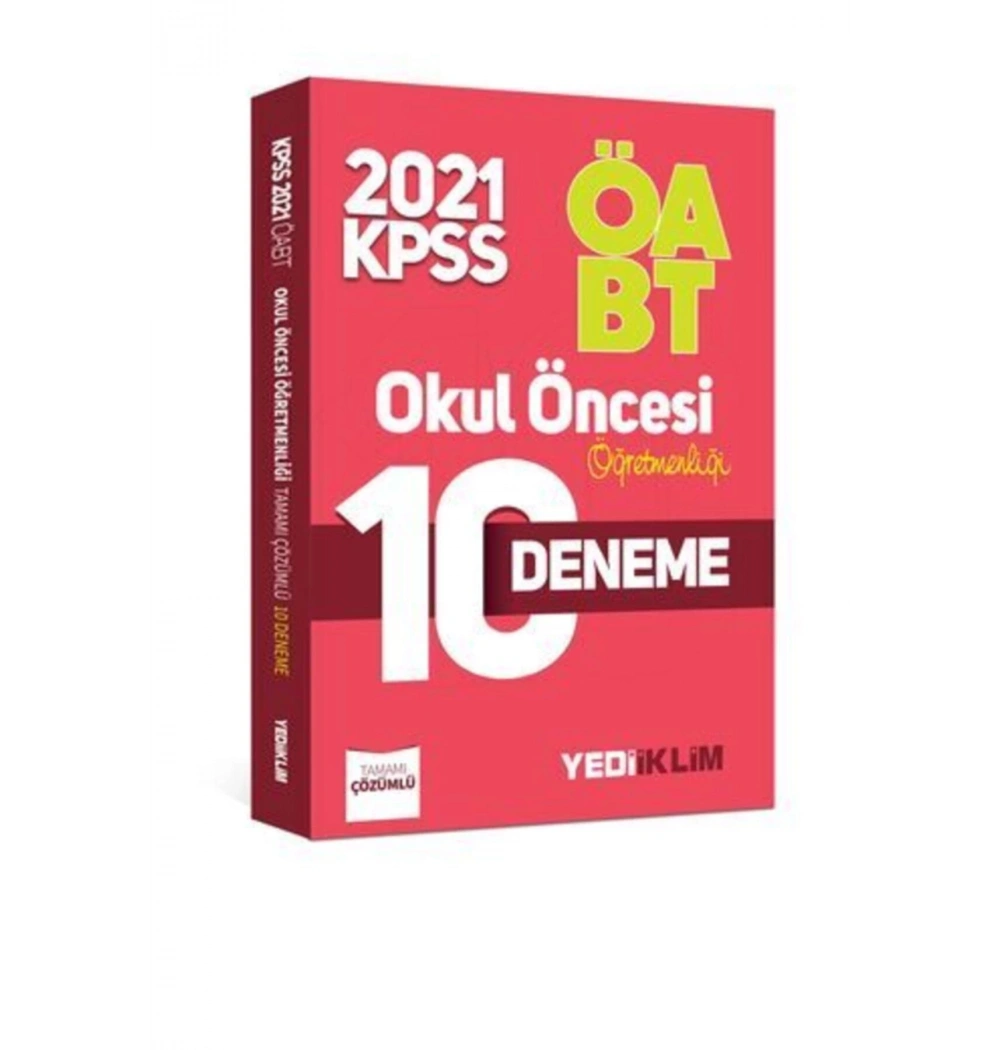 Öabt 2021 Okul Öncesi Öğretmenliği 10 Deneme  Yediiklim