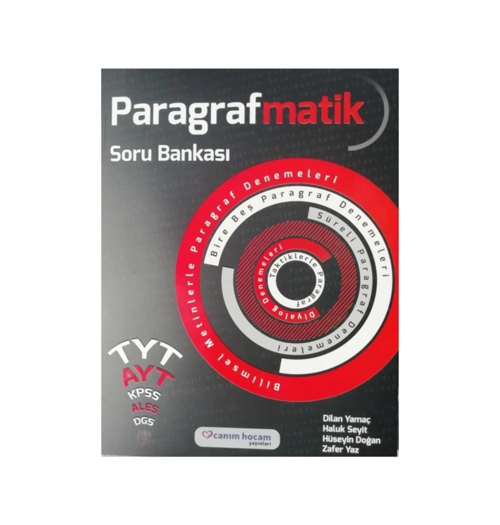 Tyt Ayt Kpss Ales Dgs Paragrafik Soru Bankası Canım Hocam Yayın